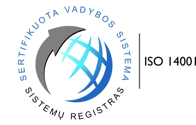 LST EN ISO 14001:2015 (ISO 14001:2015) SERTIFIKATAS